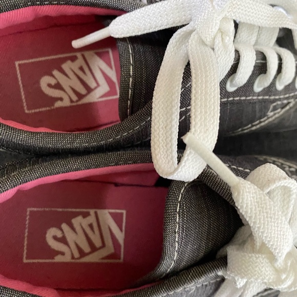Vans Atwood Low Top Canvas Grey/Pink Skate Casual Womens Sneakers-Sz-5 - Picture 8 of 15